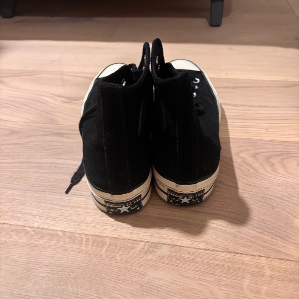 Converse Black and White High-Tops - Picture 4 of 6